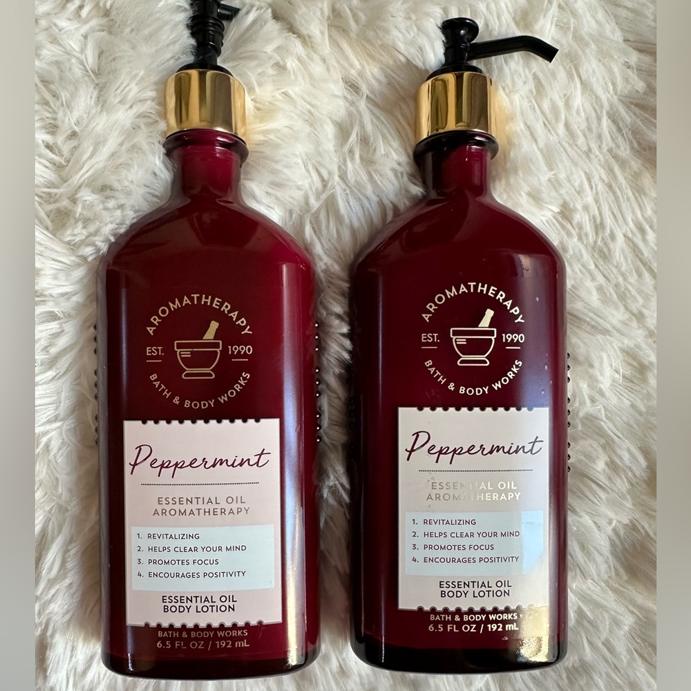 New Bath & Body Works Peppermint Body Lotion, set of two